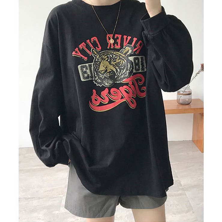 ブラック | スウェット ロンＴトップス 長袖 | DEVICE