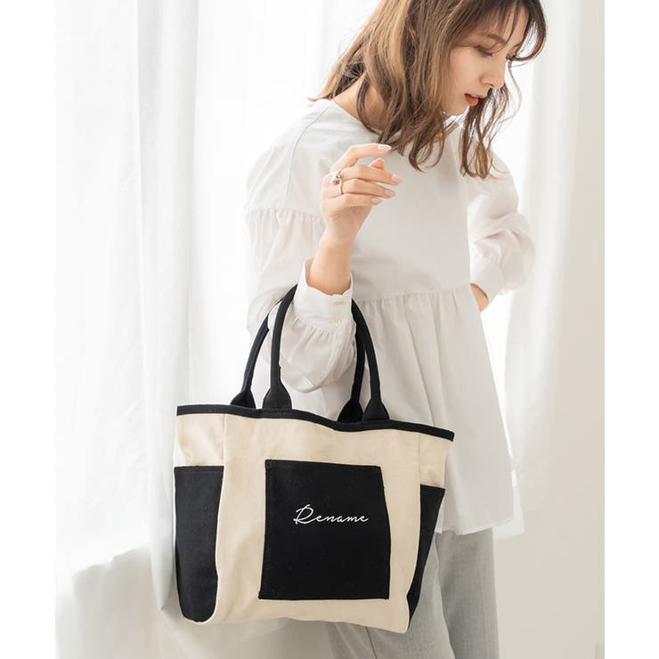 お待たせ! トートバッグ レディース キャンバス[品番：TOPW0000188 トートバッグ