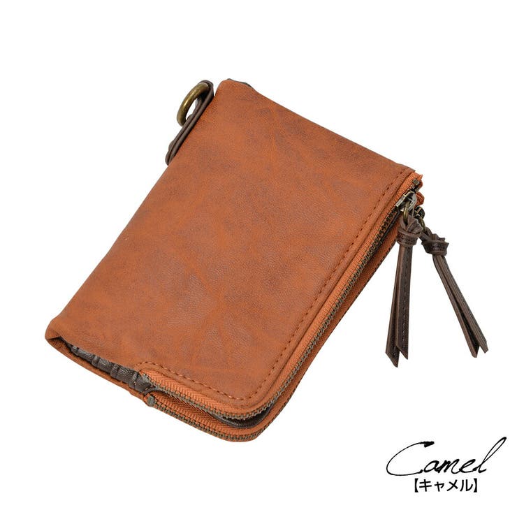 キャメル | 二つ折り財布 メンズ 財布 | DEVICE