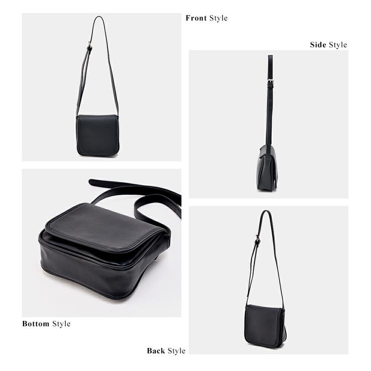 ブラック ショルダーバッグ お洒落 25cm セール】 横長ショルダー