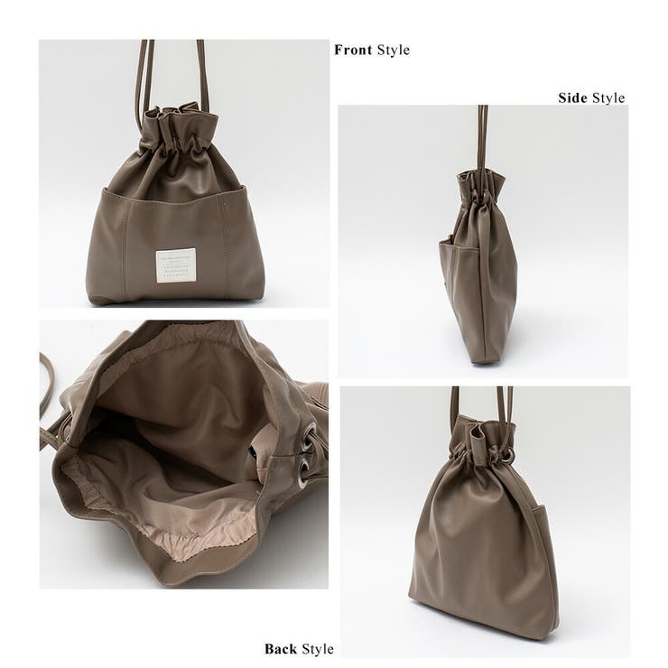 バッグ ショルダーバッグ 巾着バッグ[品番：TOPW0000412