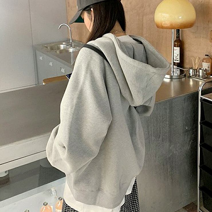 パーカー,レディース,ボリュームスリーブ,トレーナー,韓国ファッション,大きいサイズ,トップス,ビッグパーカー,秋,春