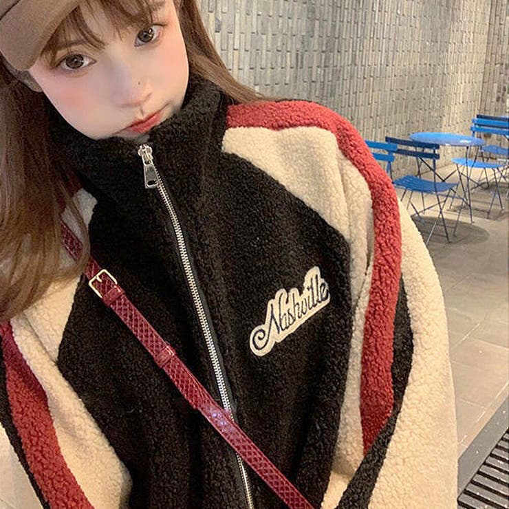 ボアジャケット ジャージデザイン レディース | DEVICE | 詳細画像8 