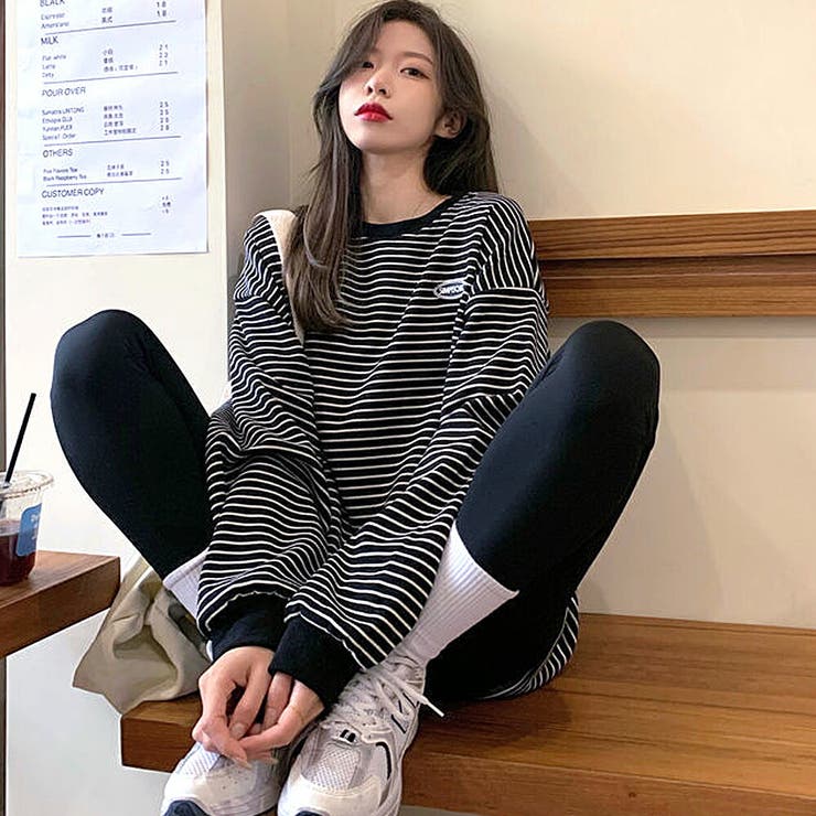 トレーナー 長袖 ボーダー | DEVICE | 詳細画像9 