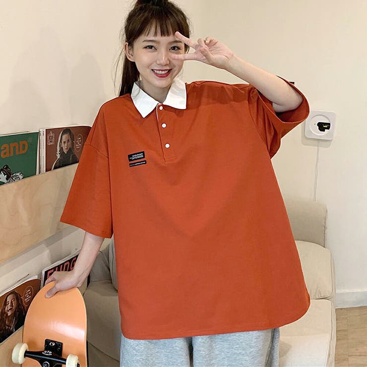 【さんたちゃん】1PIU1UGUALE3 半袖ポロシャツ レディースM さんたちゃん】1PIU1UGUALE3 半袖ポロシャツ レディースM さんた