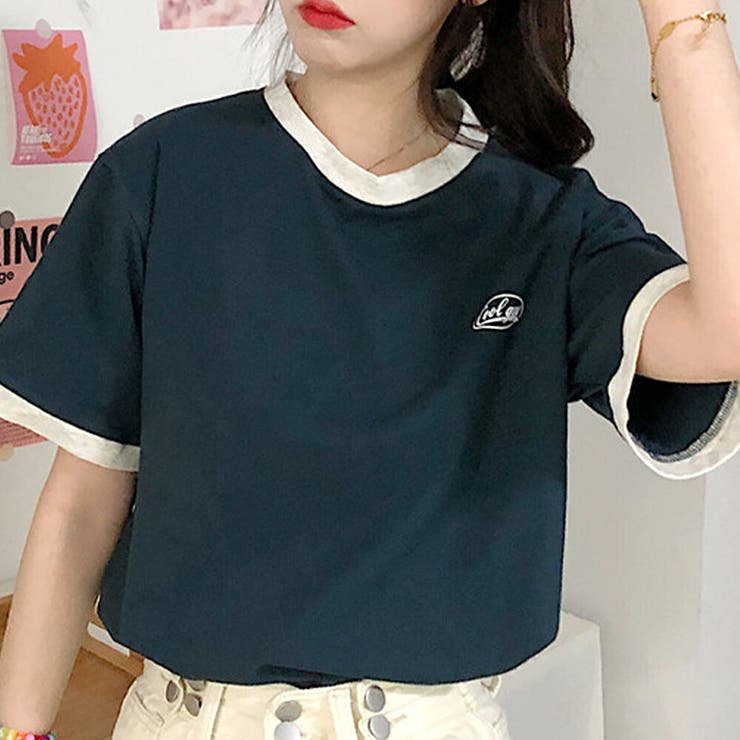 ネイビー | tシャツ 半袖 プリント | DEVICE