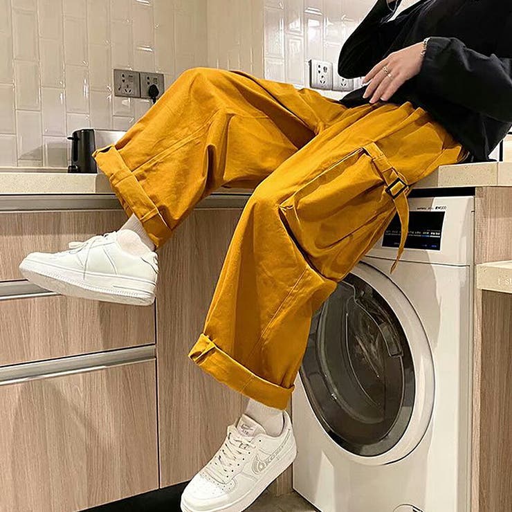 YELLO スニーカー ブーツ Lサイズ ブラウン(カーゴパンツ YELLO スニーカー ブーツ Lサイズ ブラウン(カーゴパンツ