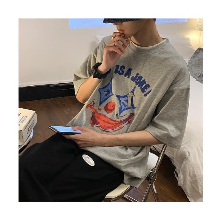 tシャツ メンズ 韓国ファッション[品番：TOPW0000361]｜DEVICE