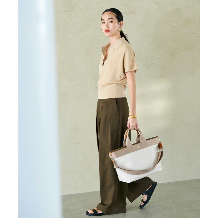 RIPPLE リプル ショルダー付き A4 トート バッグ | TOPKAPI | 詳細画像4 