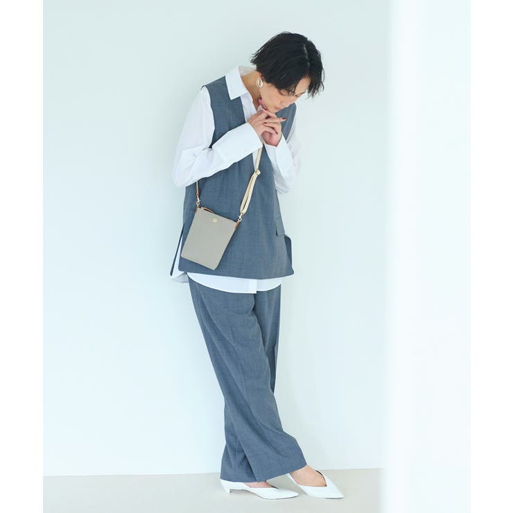 スコッチグレイン ネオレザー サコッシュ スマホ ショルダーバッグ | TOPKAPI | 詳細画像11 