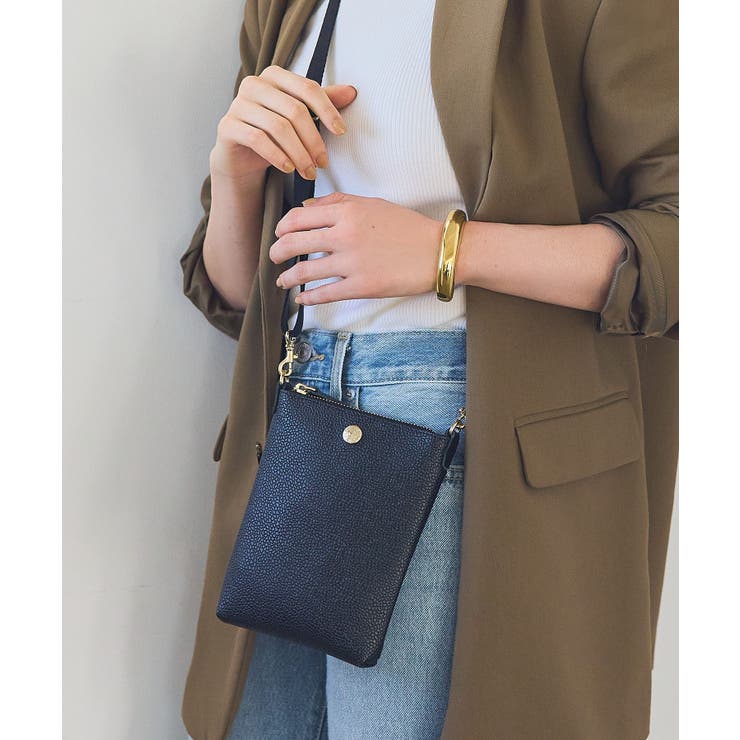 スコッチグレイン ネオレザー サコッシュ スマホ ショルダーバッグ | TOPKAPI | 詳細画像17 