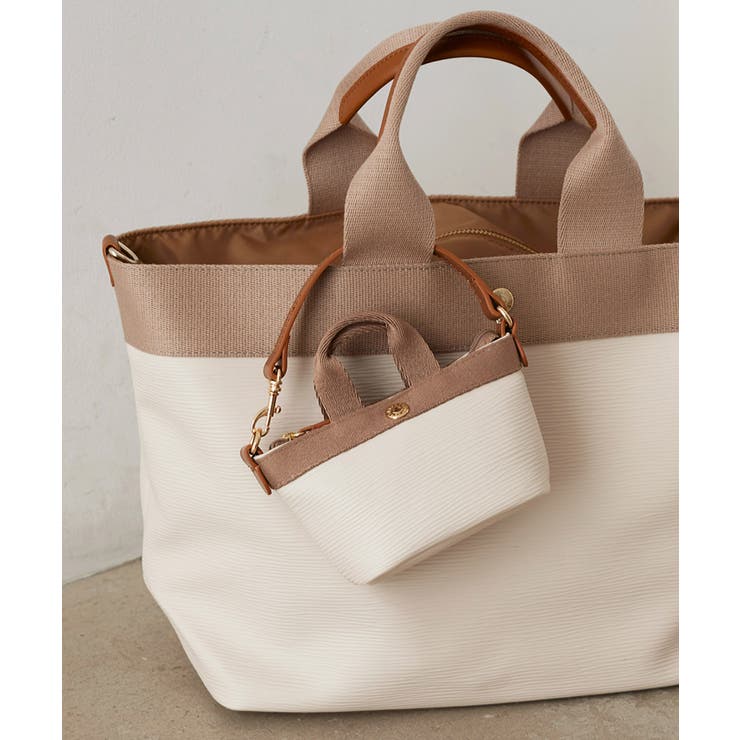 RIPPLE リプル トート型 チャーム ミニポーチ | TOPKAPI | 詳細画像2 