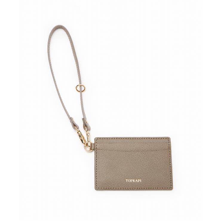 グレー | 【TOPKAPI】 角シボ型押し・ パスケース COLORATO コロラート | TOPKAPI