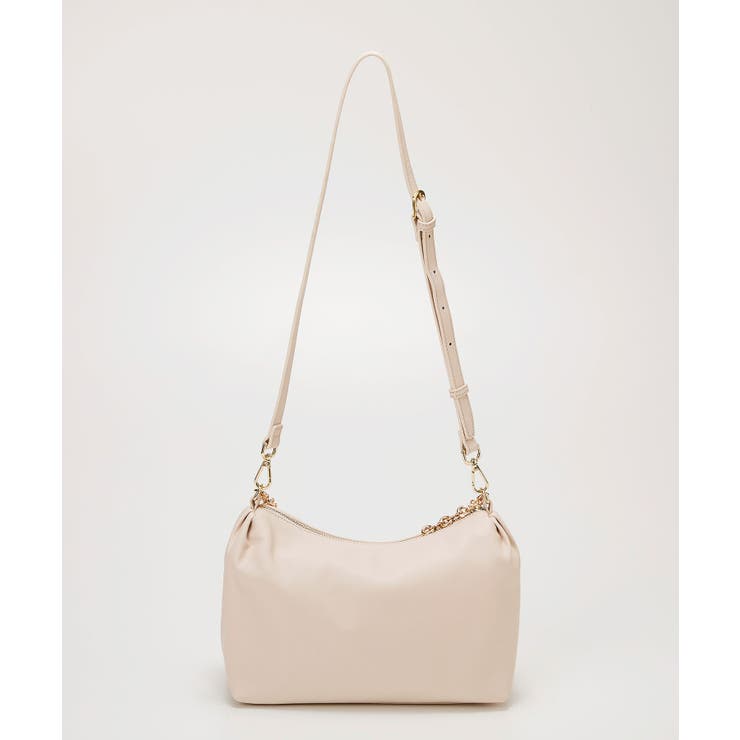 【TREASURE】スムース レザー チェーン付き ショルダー バッグ | TOPKAPI | 詳細画像4 