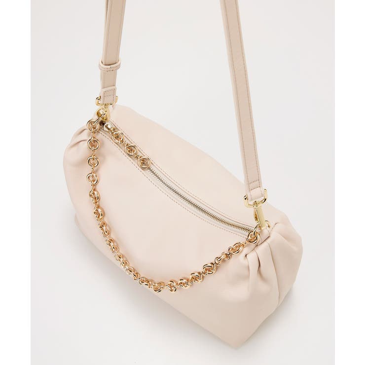 【TREASURE】スムース レザー チェーン付き ショルダー バッグ | TOPKAPI | 詳細画像10 