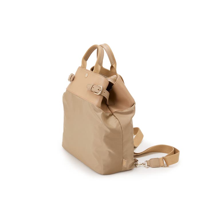 リプル ナイロン コンビ ベルト デザイン 3way リュック バッグパック | TOPKAPI | 詳細画像9 