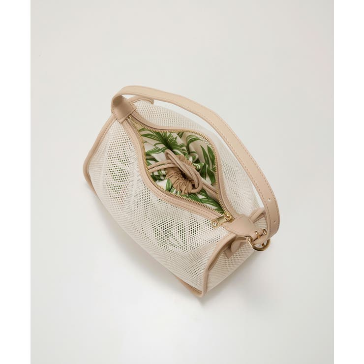 プリント 巾着バッグ付き メッシュ ワンハンドルバッグ | TOPKAPI | 詳細画像12 