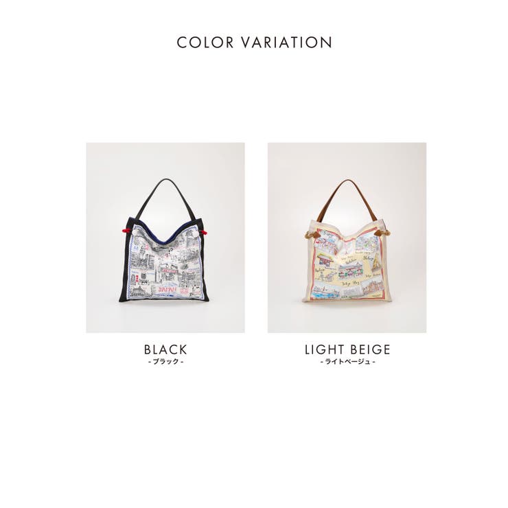 マイルドサテン スカーフ柄 トートバッグ スーベニアプリント | TOPKAPI | 詳細画像8 