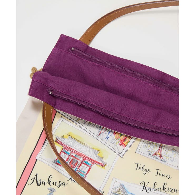 マイルドサテン スカーフ柄 トートバッグ スーベニアプリント | TOPKAPI | 詳細画像16 