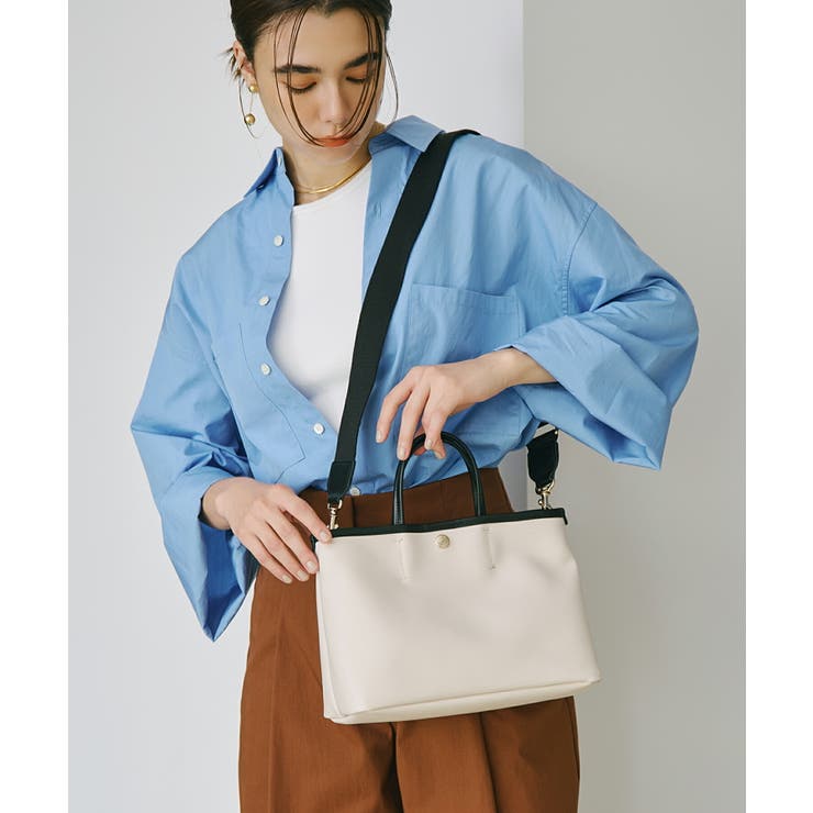 RIPPLE リプル ショルダー付き シンプル ミニ トートバッグ | TOPKAPI | 詳細画像6 