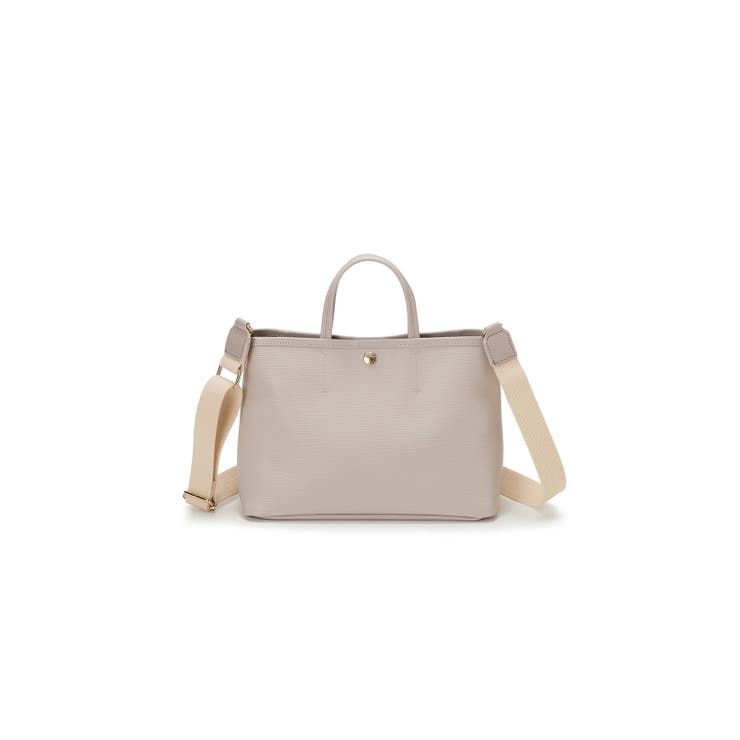 サンドグレー | RIPPLE リプル ショルダー付き シンプル ミニ トートバッグ | TOPKAPI