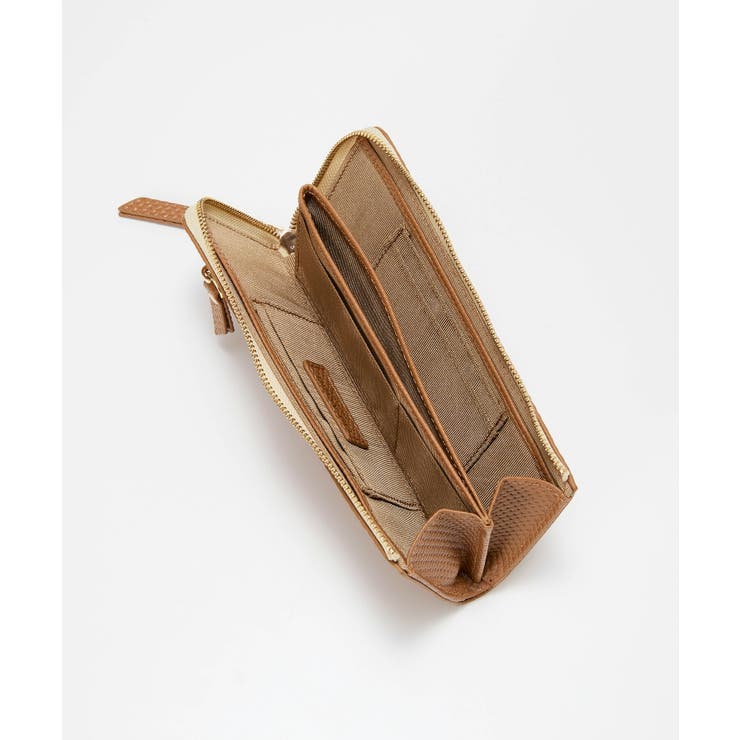 クロスエンボス レザー L字ファスナー 長財布 | TOPKAPI | 詳細画像10 