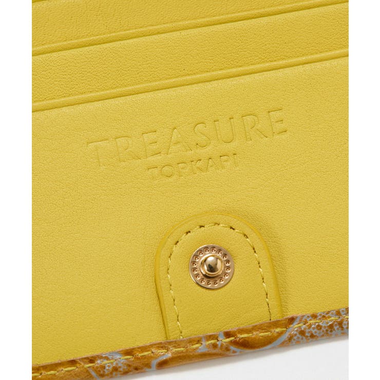 【TREASURE TOPKAPI】ローズエンボス ツヤ レザー 二つ折り財布 | TOPKAPI | 詳細画像13 