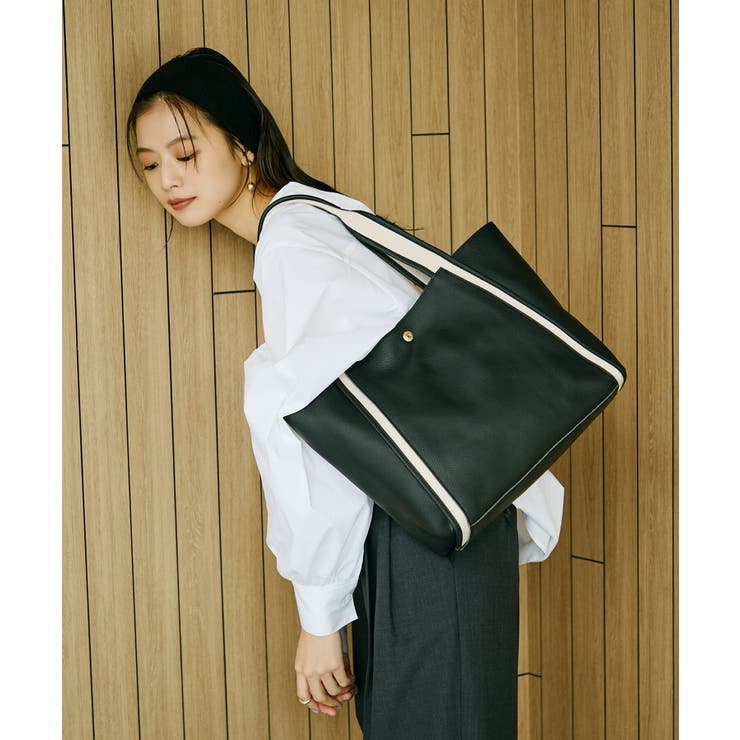 ソフトシュリンク テープハンドル A4 トート バッグ | TOPKAPI | 詳細画像2 