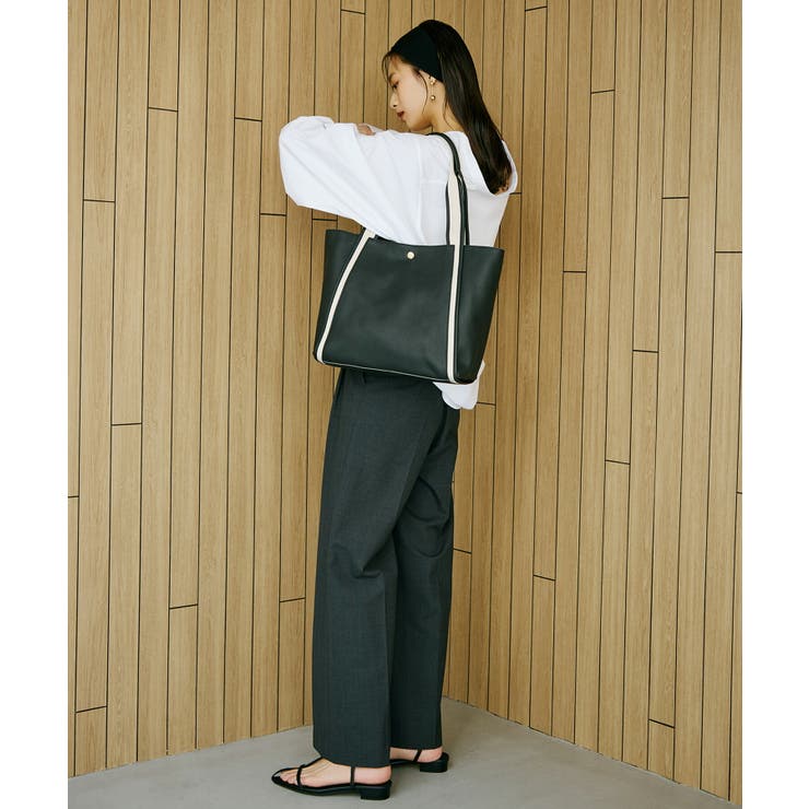 ソフトシュリンク テープハンドル A4 トート バッグ | TOPKAPI | 詳細画像3 