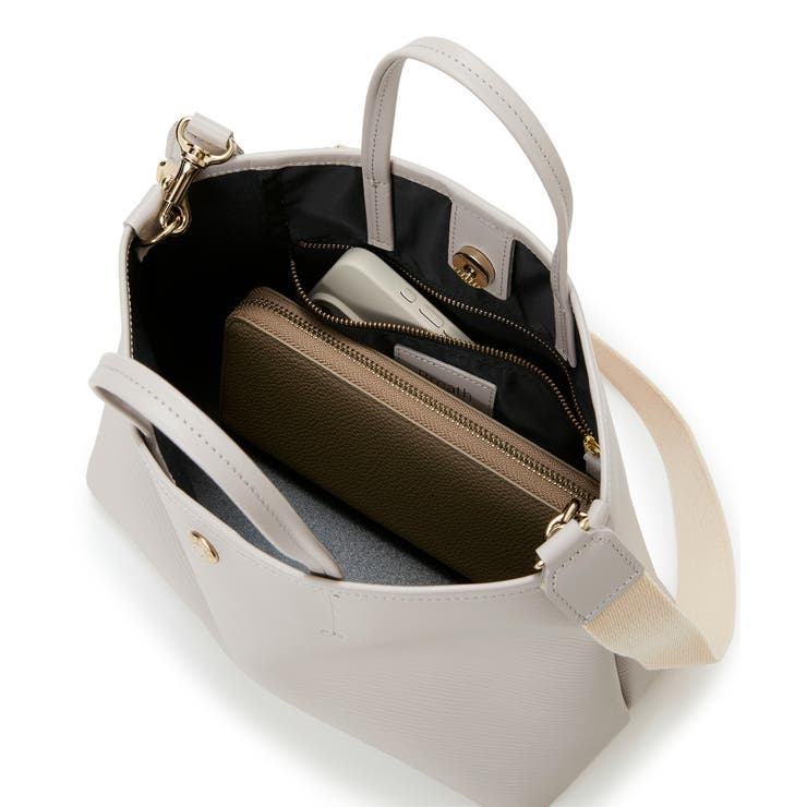 RIPPLE リプル ショルダー付き シンプル ミニ トートバッグ | TOPKAPI | 詳細画像14 