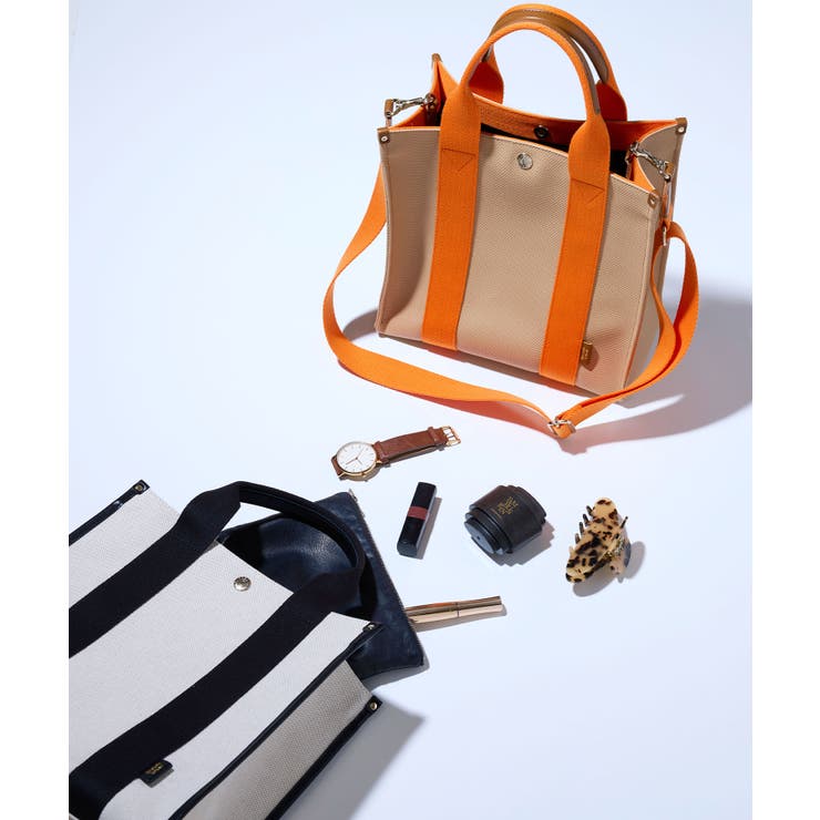 NEO CANVAS ネオキャンバス カラーハンドル ミニ トートバッグ | TOPKAPI | 詳細画像5 