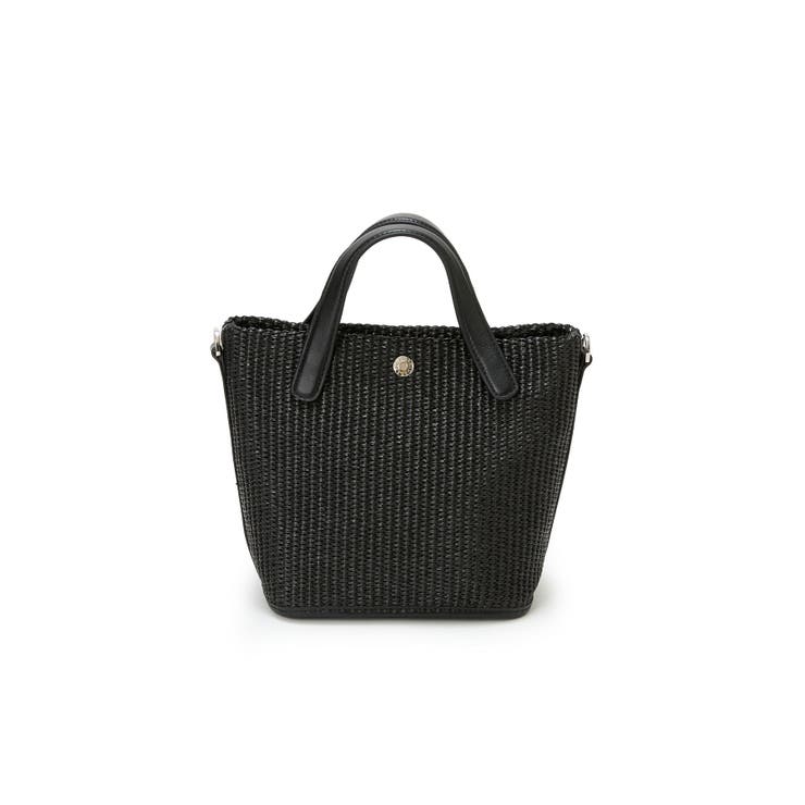 【Breath】レザーハンドル ショルダー付き トート カゴバッグ | TOPKAPI | 詳細画像7 