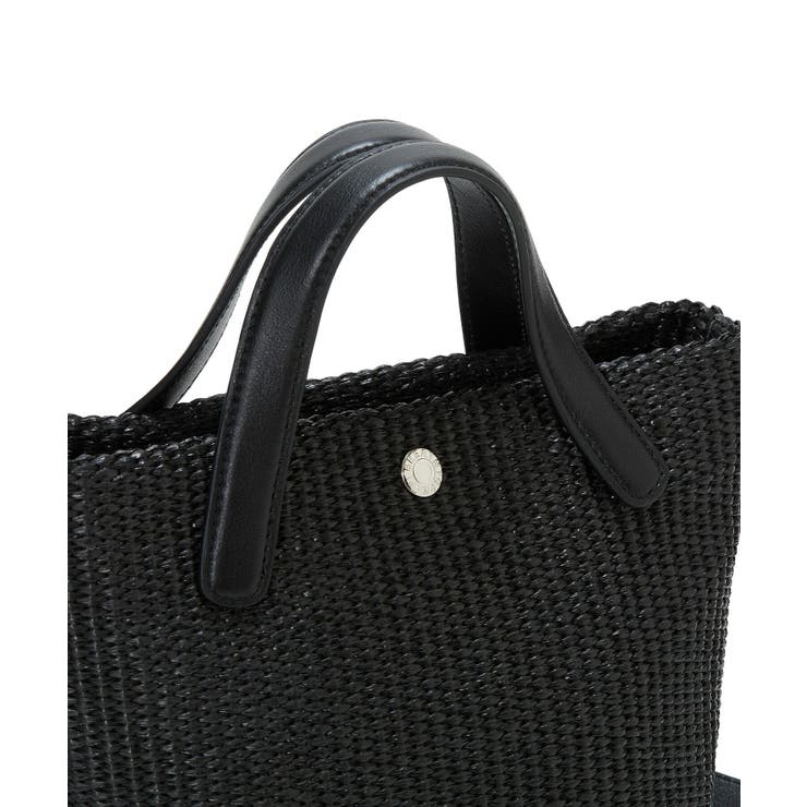 【Breath】レザーハンドル ショルダー付き トート カゴバッグ | TOPKAPI | 詳細画像9 