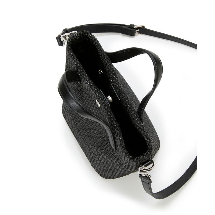 【Breath】レザーハンドル ショルダー付き トート カゴバッグ | TOPKAPI | 詳細画像11 