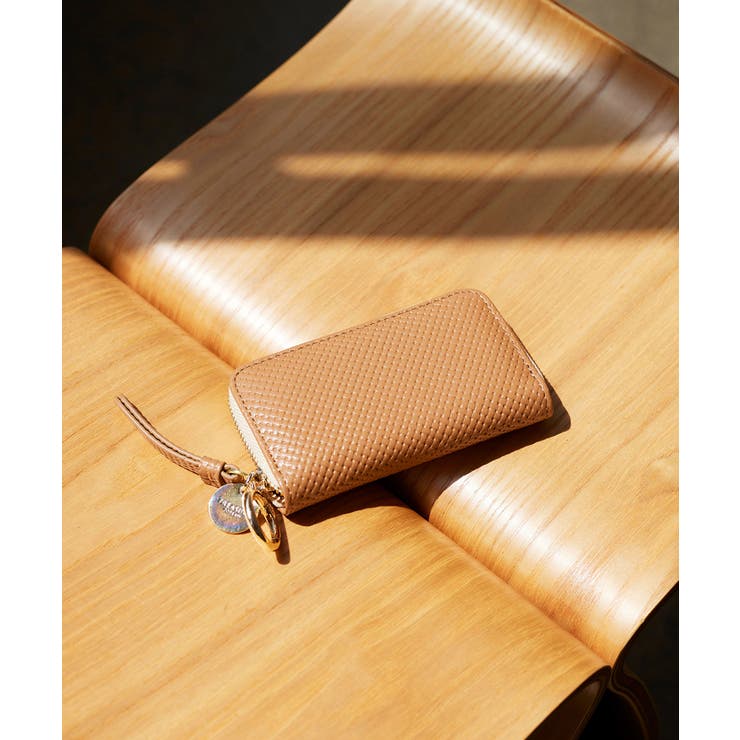 クロスエンボス レザー L字ファスナー 長財布 | TOPKAPI | 詳細画像1 