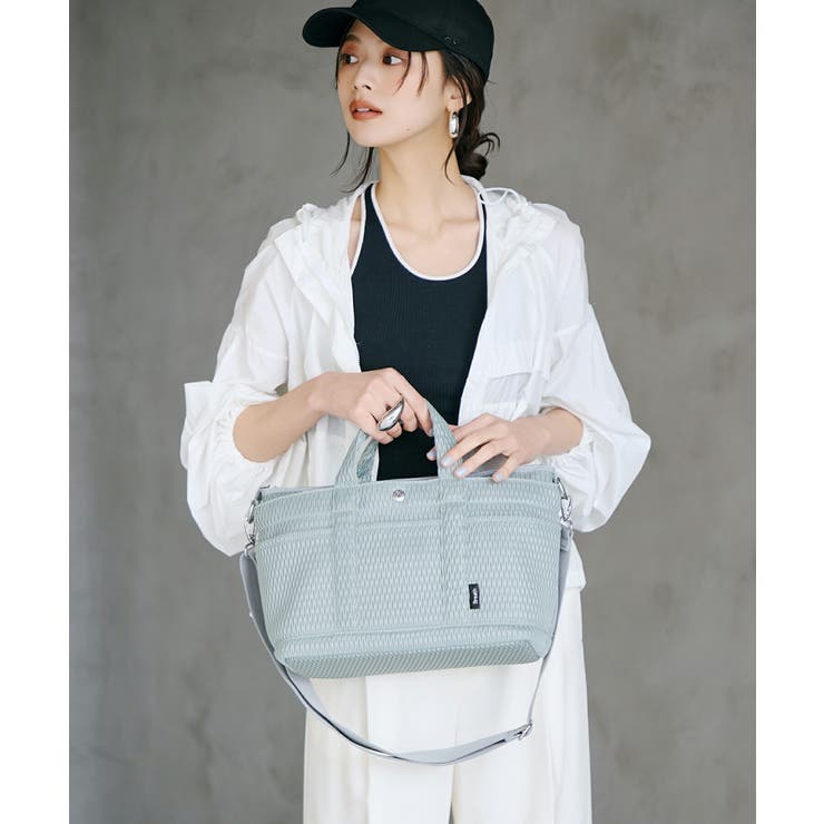 【Breath TOPKAPI】ポリメッシュ ショルダー付き トートバッグ | TOPKAPI | 詳細画像2 