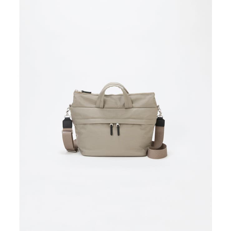 【Breath】【撥水】マット ナイロン ショルダー付き ミニ トートバッグ | TOPKAPI | 詳細画像8 