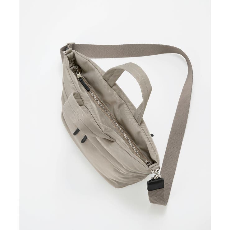 【Breath】【撥水】マット ナイロン ショルダー付き ミニ トートバッグ | TOPKAPI | 詳細画像13 