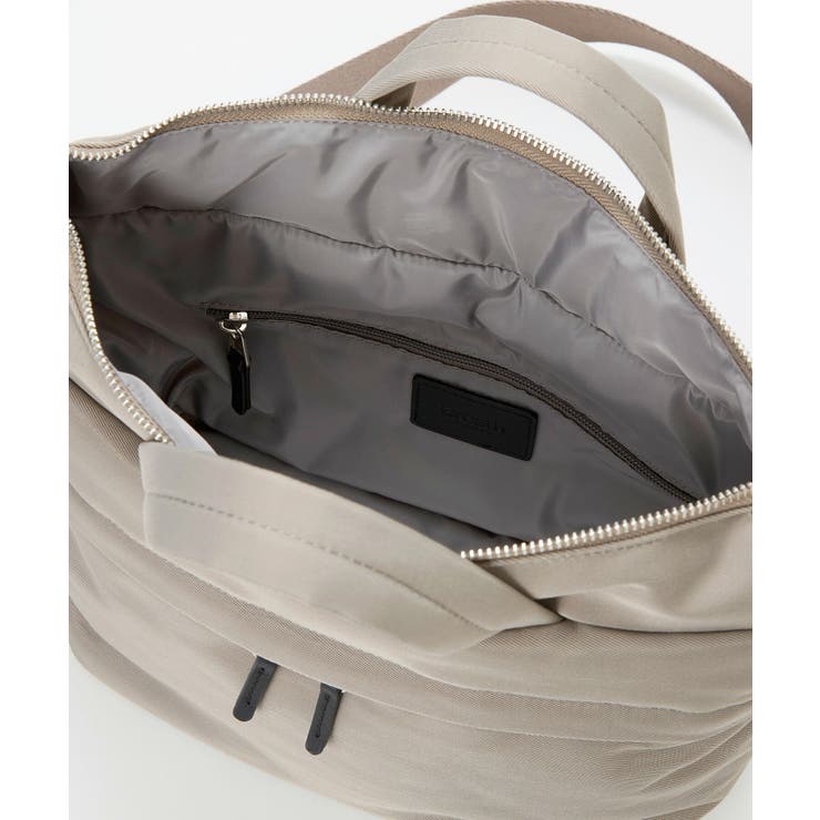 【Breath】【撥水】マット ナイロン ショルダー付き ミニ トートバッグ | TOPKAPI | 詳細画像15 