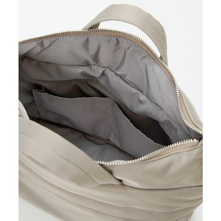 【Breath】【撥水】マット ナイロン ショルダー付き ミニ トートバッグ | TOPKAPI | 詳細画像16 