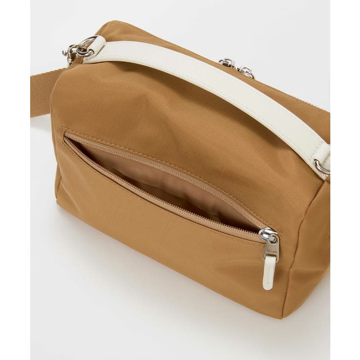 【Breath】【撥水】マット ナイロン ボックス型 ショルダーバッグ | TOPKAPI | 詳細画像11 