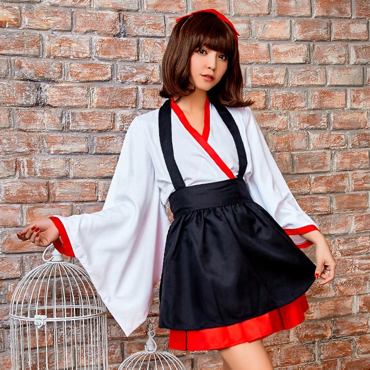 RED | クリスマス コスプレ和装 巫女 | OSYAREVO