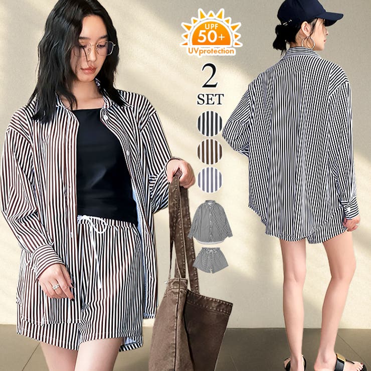 【紫外線カット率99％以上】水着 レディース 体型カバー | OSYAREVO | 詳細画像1 