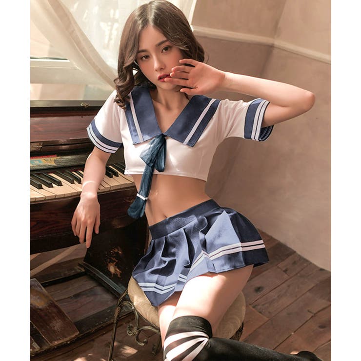 コスプレ セーラー スクール 制服 セクシー ランジェリー ハロウィン | OSYAREVO | 詳細画像5 