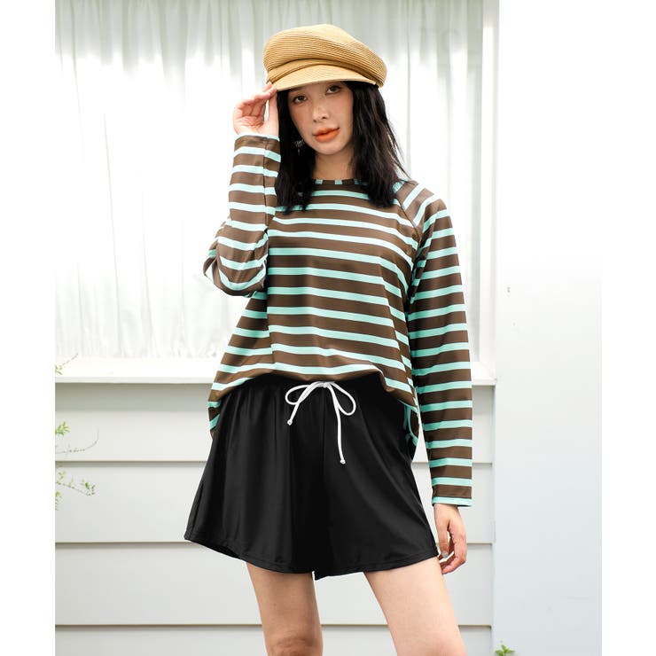 【紫外線カット率99％以上】uvカット 体型カバー ラッシュガード | OSYAREVO | 詳細画像25 