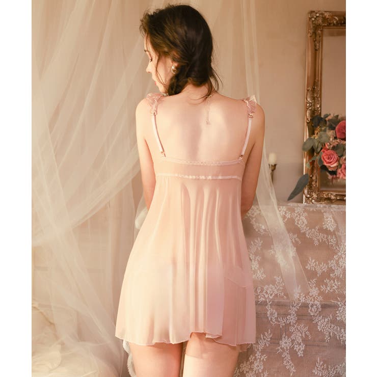 ドッキングレース フェアリーフリル ベビードール ランジェリー | OSYAREVO | 詳細画像3 