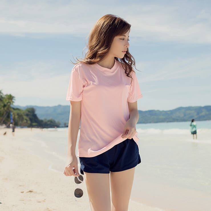 楽天市場】UVカット Tシャツ型 半袖ラッシュガード 子供服