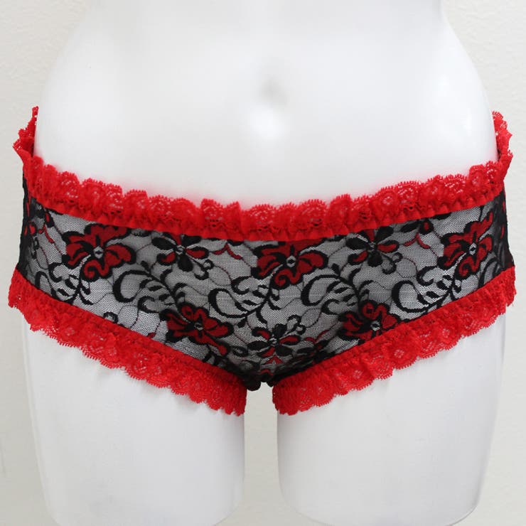 RED | ショーツ 単品 レディース | OSYAREVO