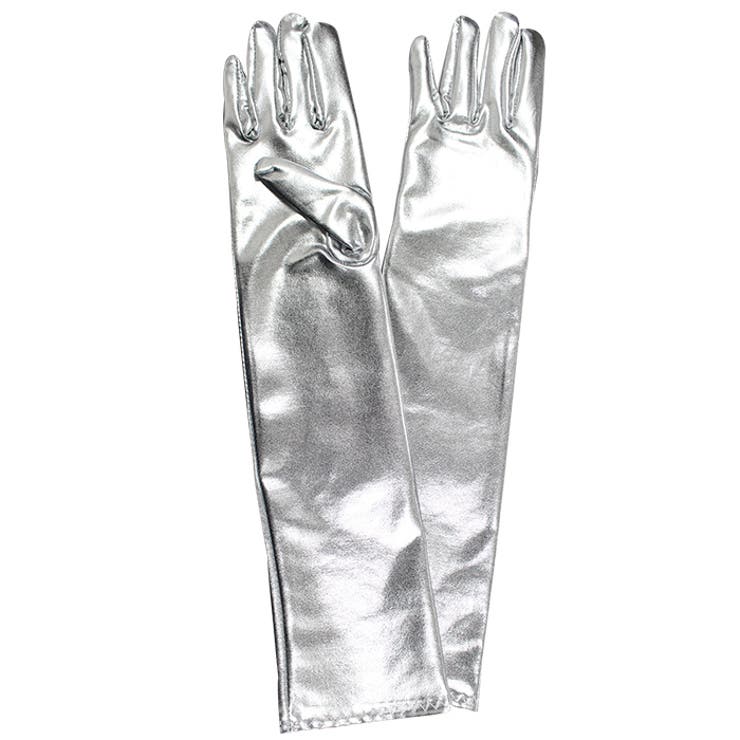 シルバー | クリスマス ロンググローブ レザー | OSYAREVO