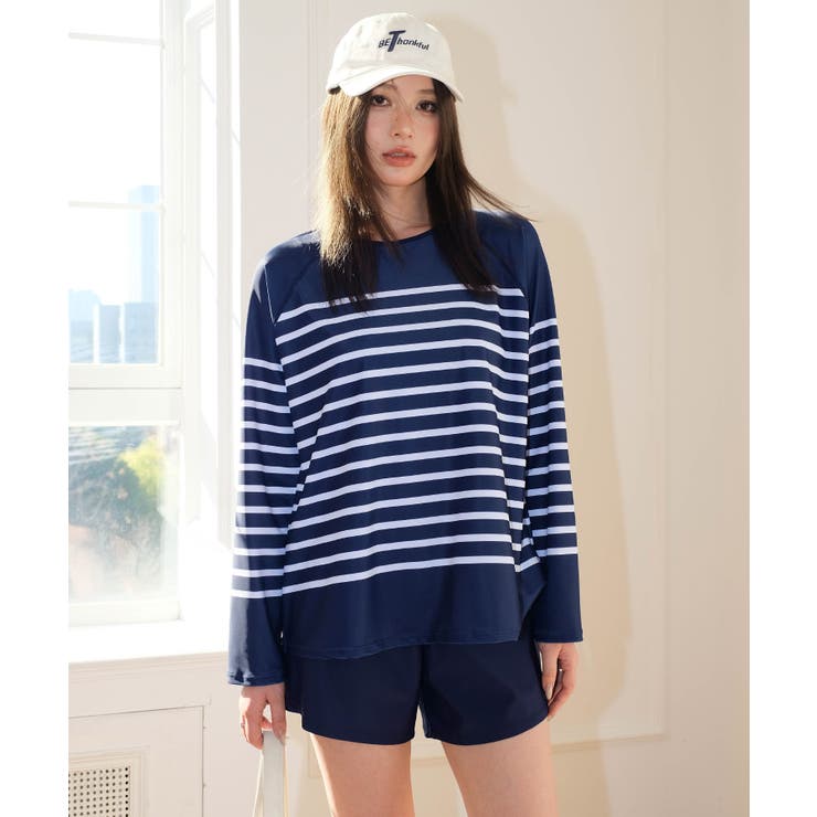 体型カバー ラッシュガード セットアップ | OSYAREVO | 詳細画像24 